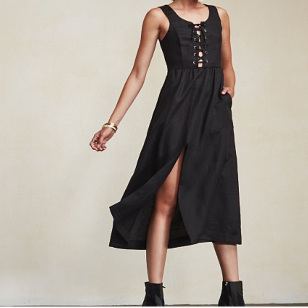 Reformation Black Lido Dress NEVER WORN